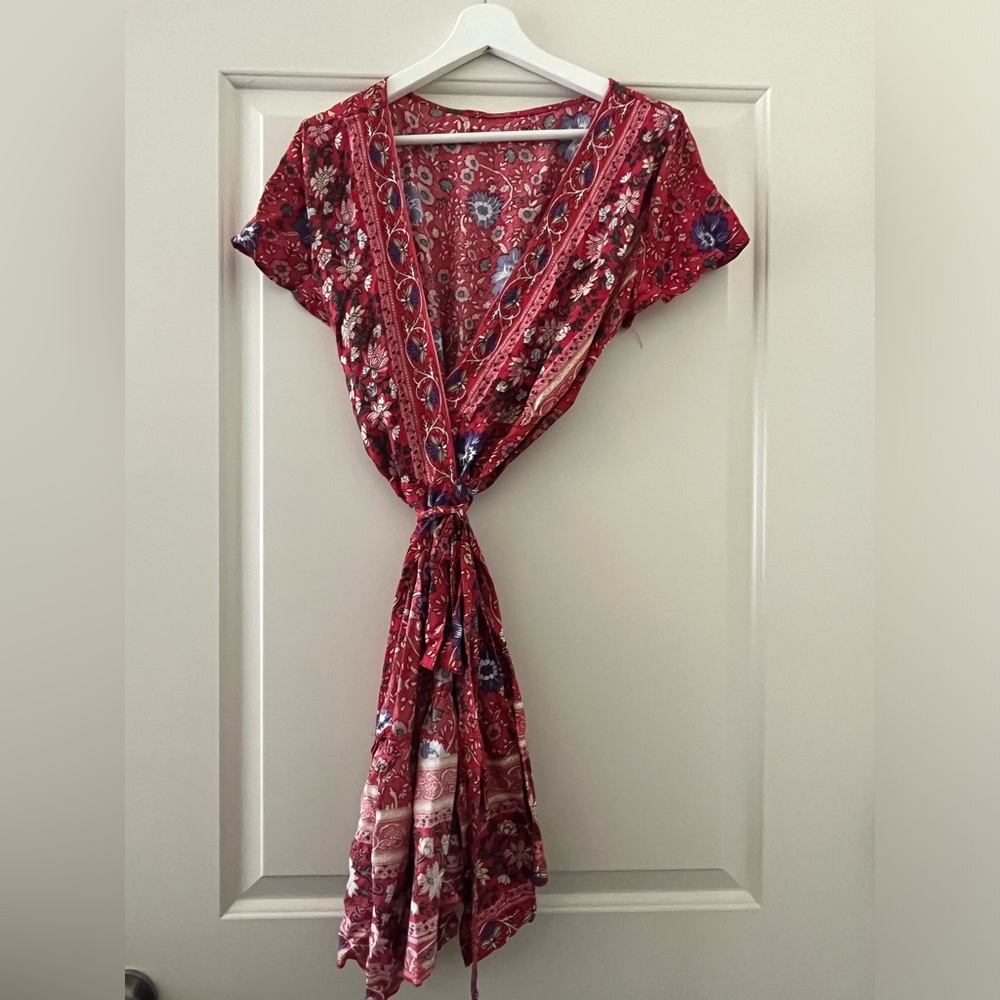 Floral Wrap Dress